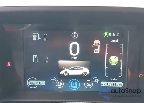 2012 Chevrolet Volt из США, поврежденный, VIN 1G1RD6E43CU102327